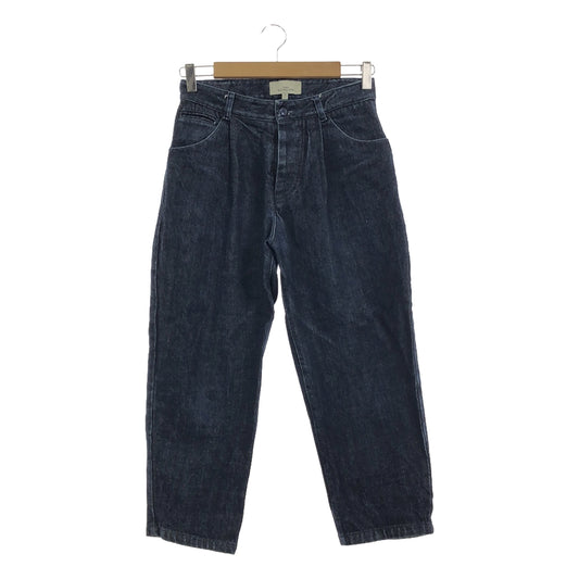 Studio Nicholson | NAKANO 12oz Selvedge Tuck Denim Pants | 0 | Women's