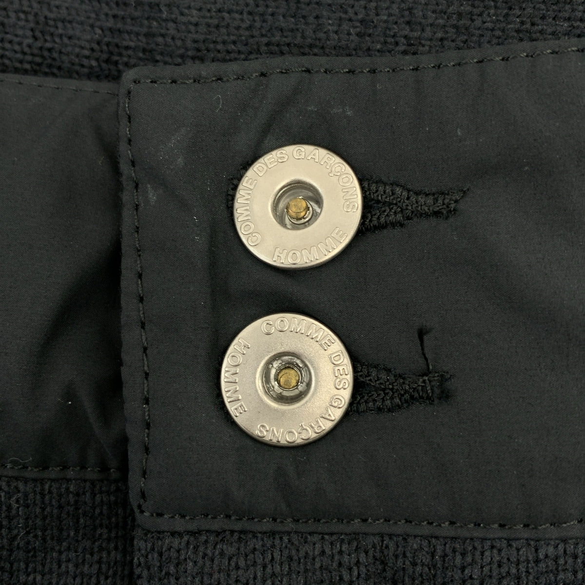 COMME des GARÇONS HOMME | 2021 秋冬 | POLARTEC 褶邊寬褲 | L 號 |男士