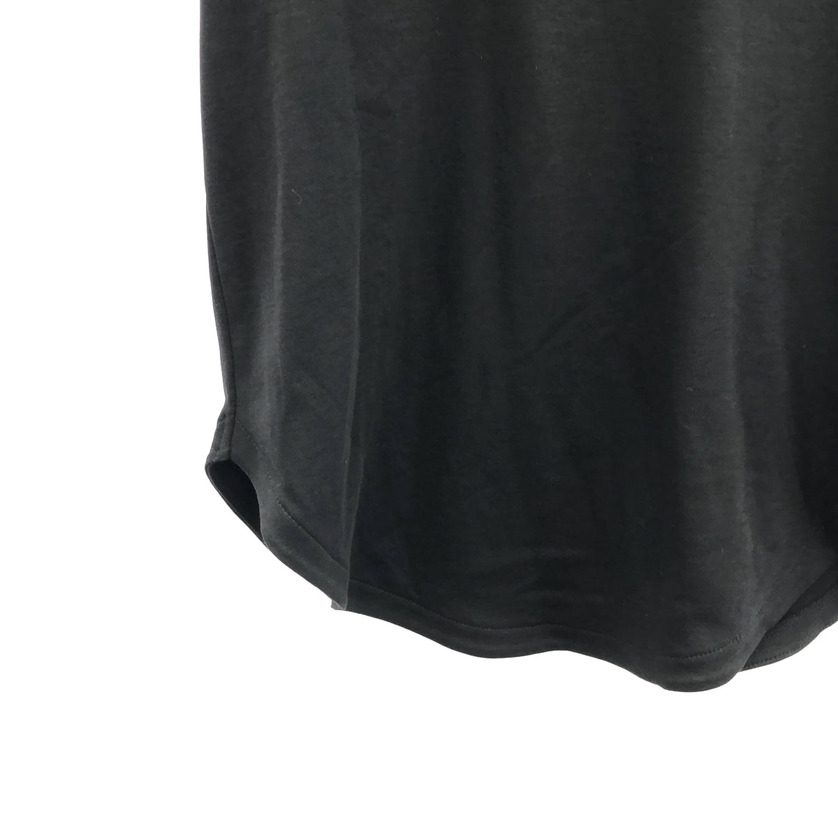 theory / セオリー | Clinton Knit N SS Ruched Tee カットソー | S | ブラック | レディース