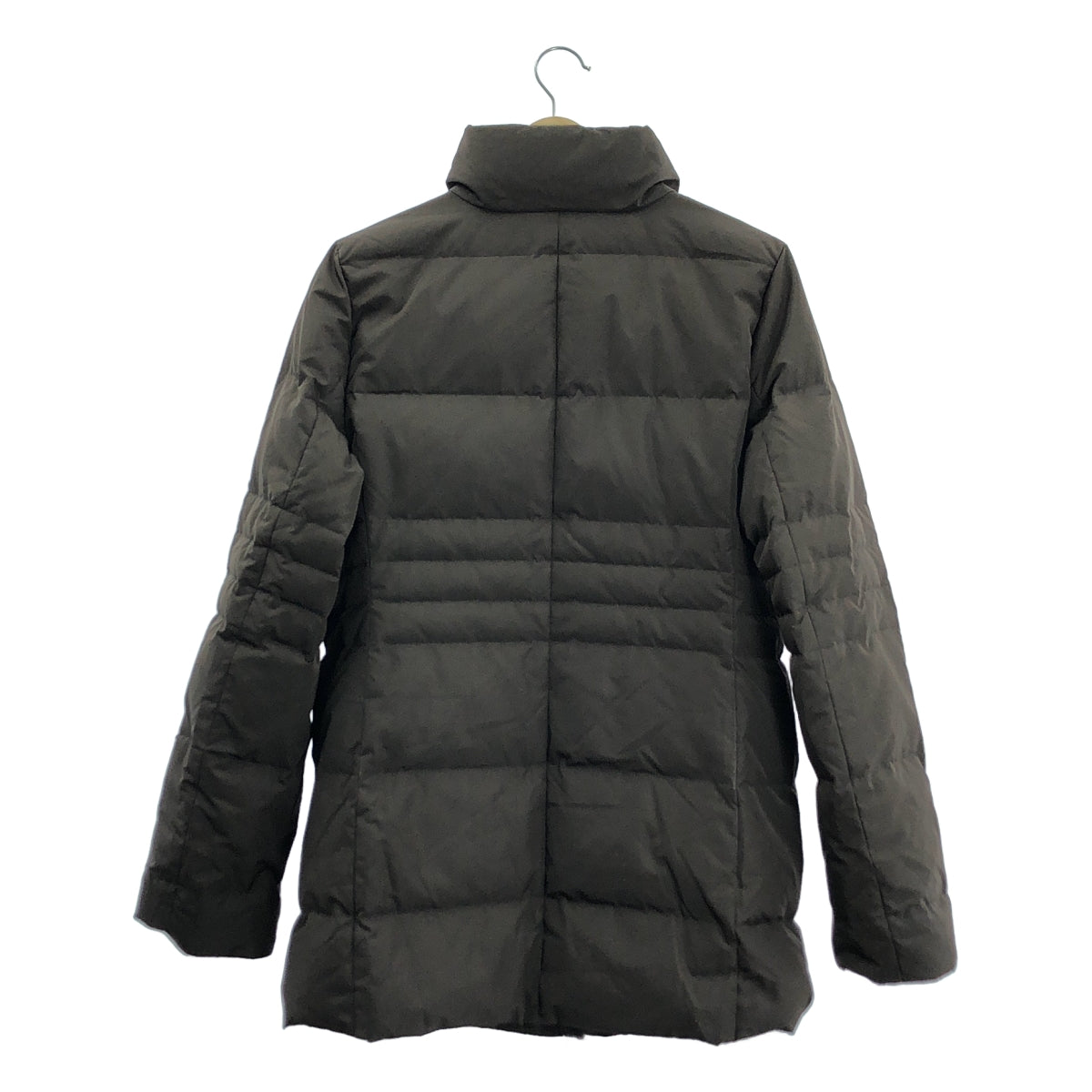 BURBERRY LONDON / バーバリーロンドン | ノバチェック ファー ダウンジャケット | 38 | ダークブラウン | レディース