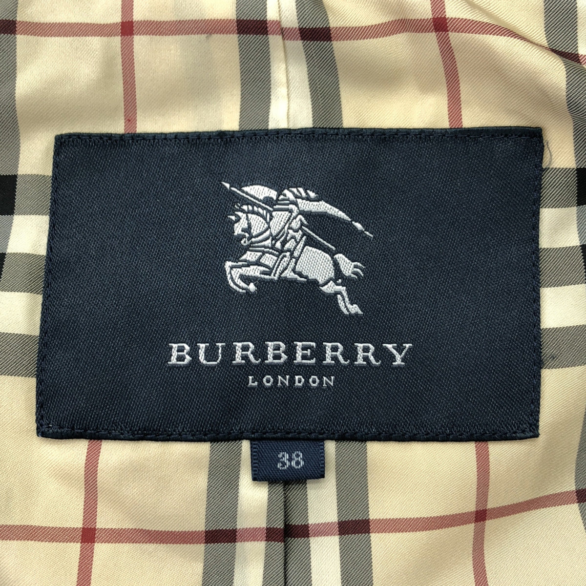 BURBERRY LONDON / バーバリーロンドン | ノバチェック ファー ダウンジャケット | 38 | ダークブラウン | レディース