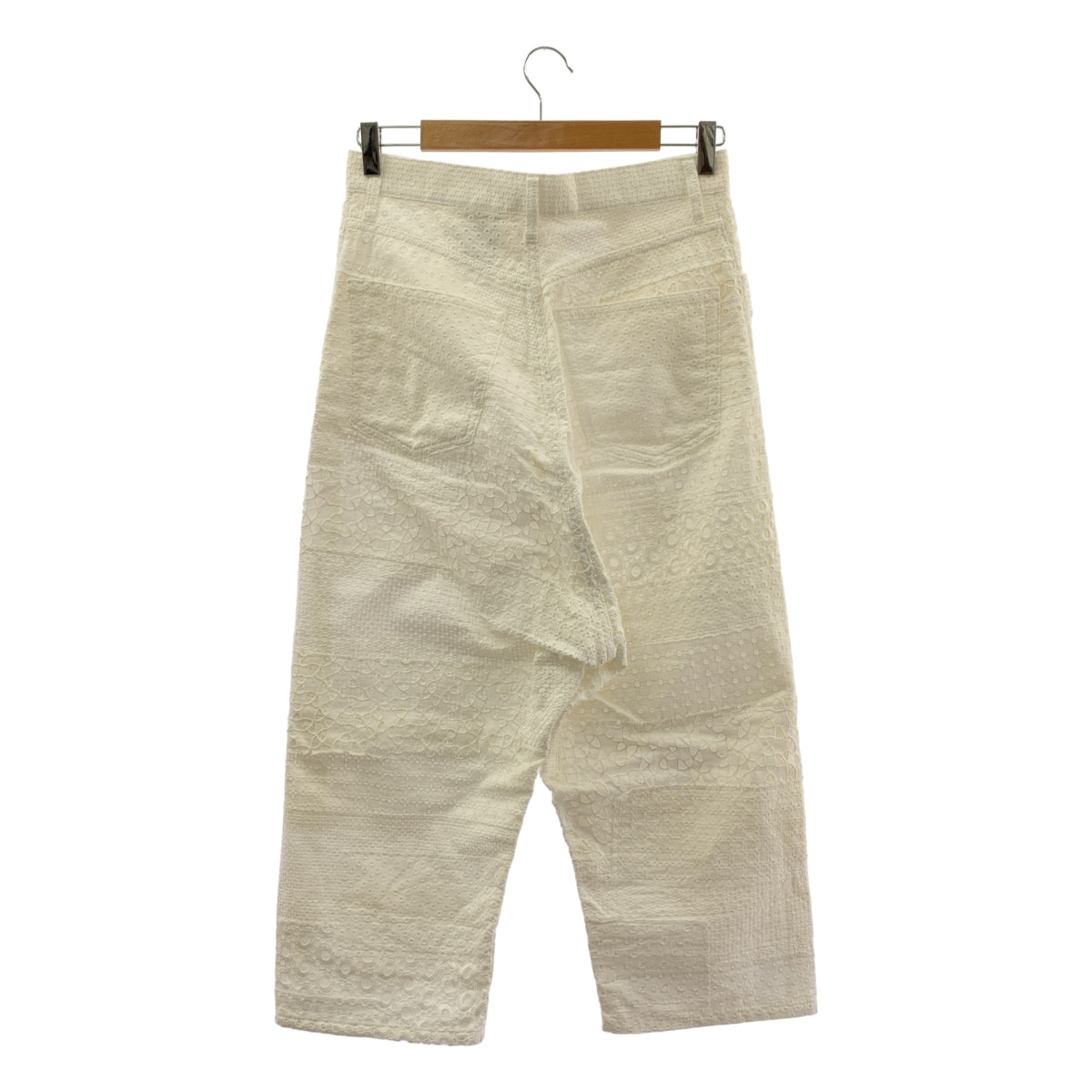 JUNYA WATANABE COMME des GARCONS / ジュンヤワタナベ | 2016SS | レース パッチワーク サルエルパンツ | XS | ホワイト | レディース