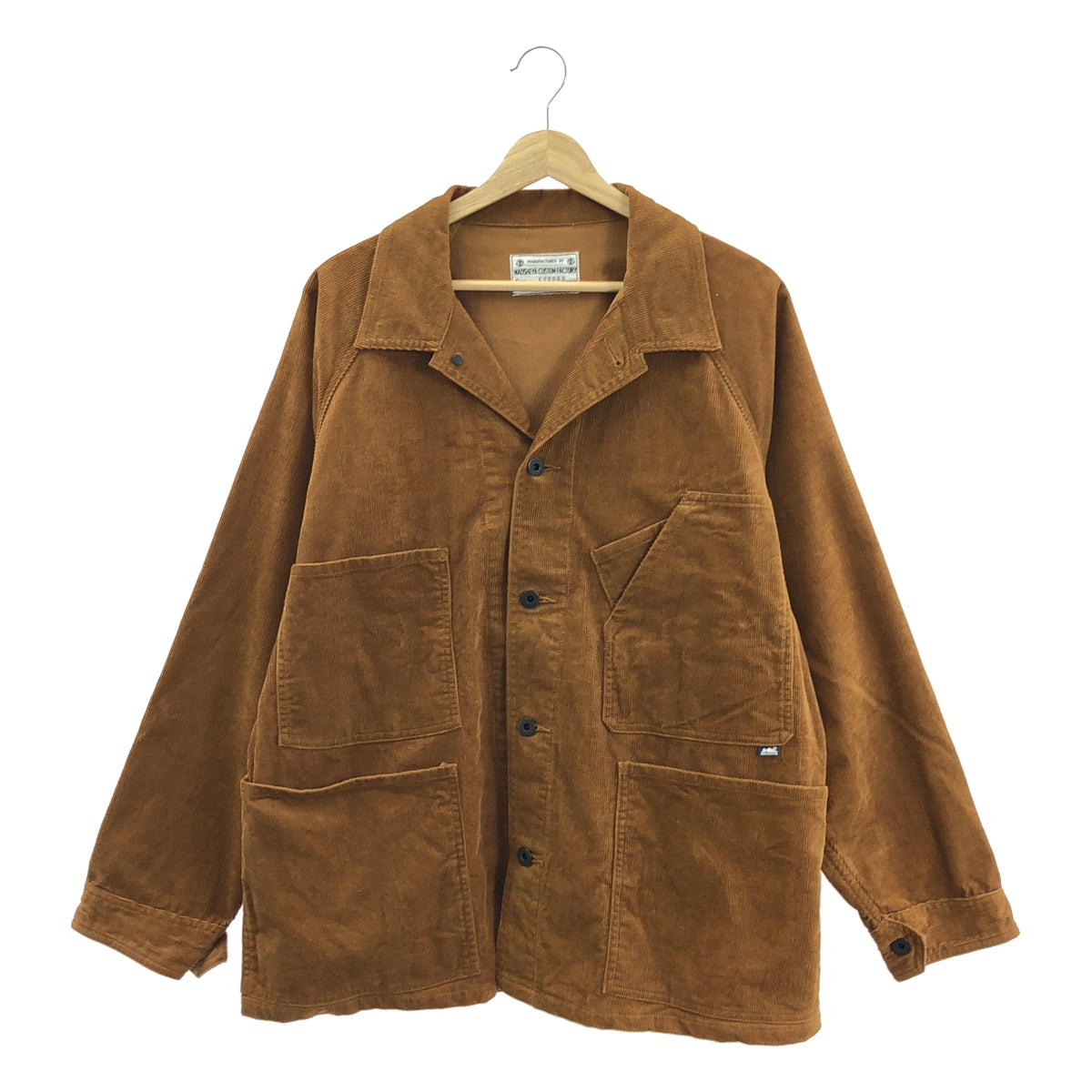 NAOSHIYA CUSTOM FACTORY / ナオシヤカスタムファクトリー | 直し屋ベルベルジン CORDED COVERALL コーデュロイ カバーオール ジャケット | L | メンズ