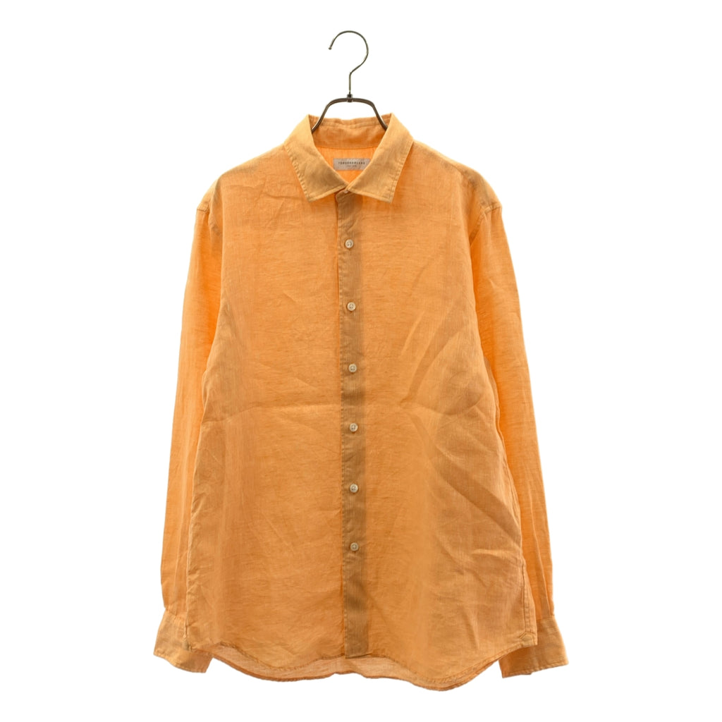 TOMORROWLAND / トゥモローランド | リネン セミワイドカラーシャツ | M | メンズ