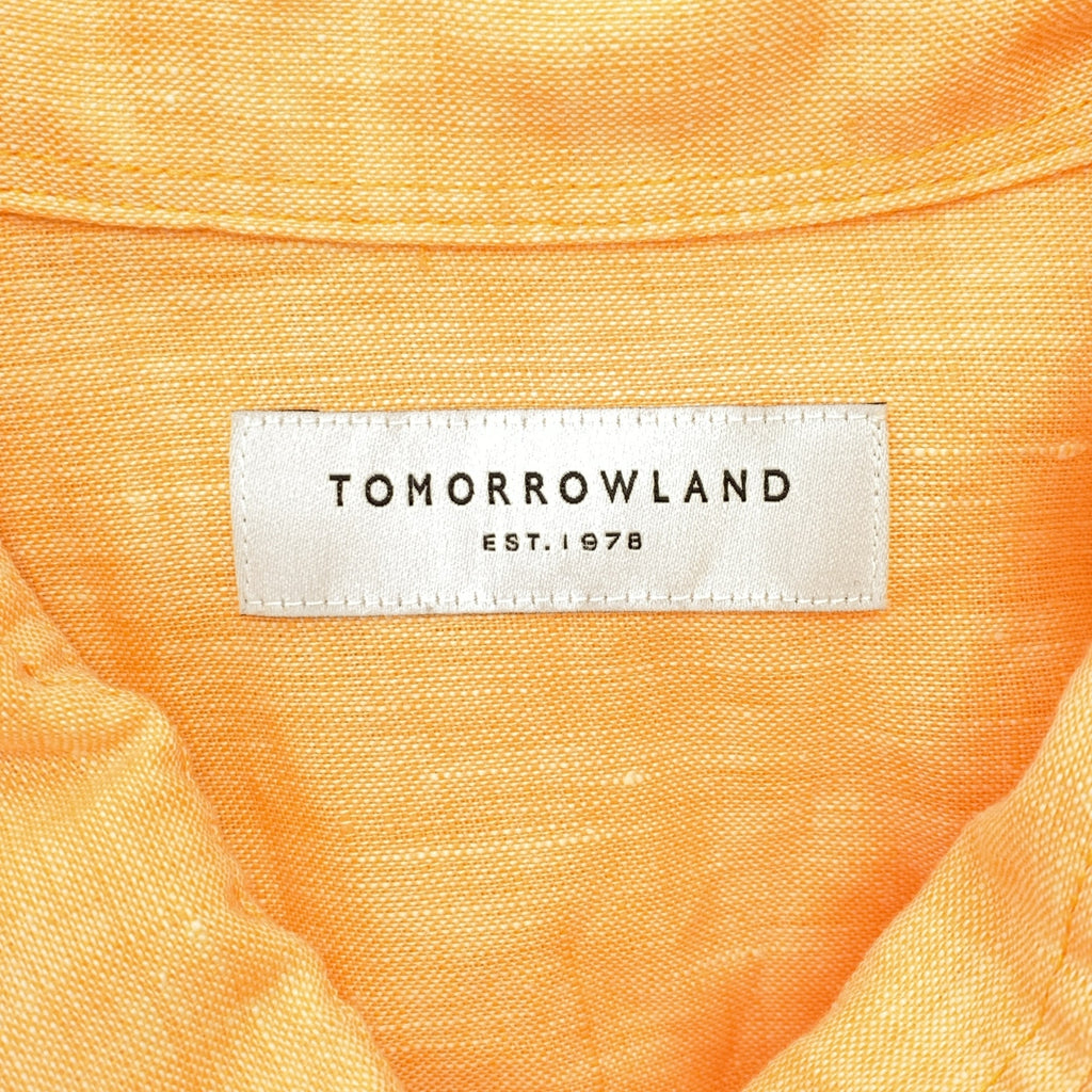 TOMORROWLAND / トゥモローランド | リネン セミワイドカラーシャツ | M | メンズ