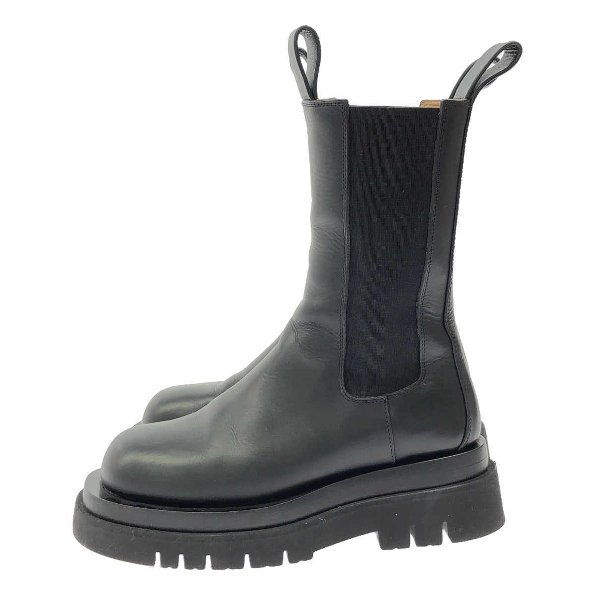 BOTTEGA VENETA / ボッテガヴェネタ | lug boots ラグブーツ | 34 1/2 | ブラック | レディース