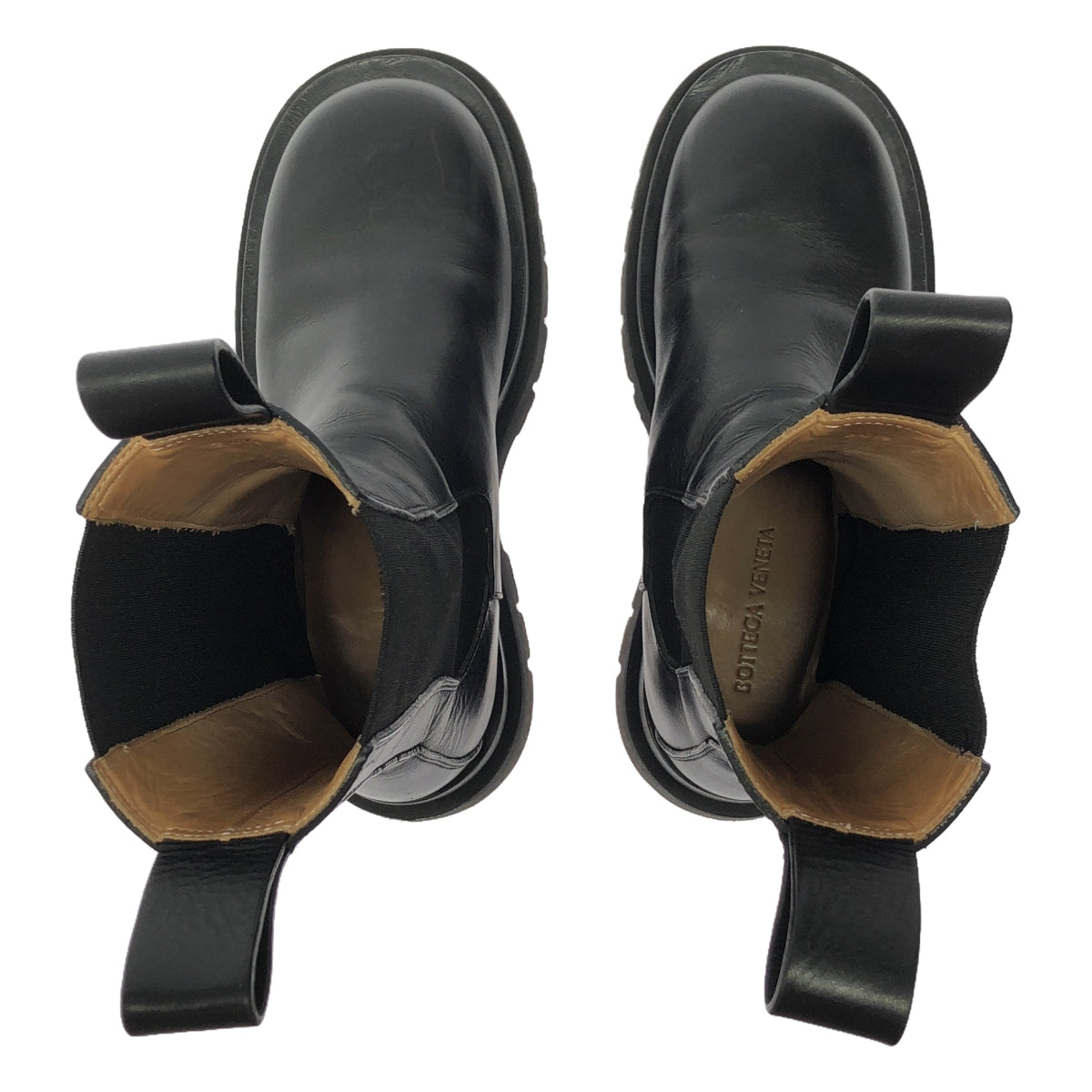 BOTTEGA VENETA / ボッテガヴェネタ | lug boots ラグブーツ | 34 1/2 | ブラック | レディース