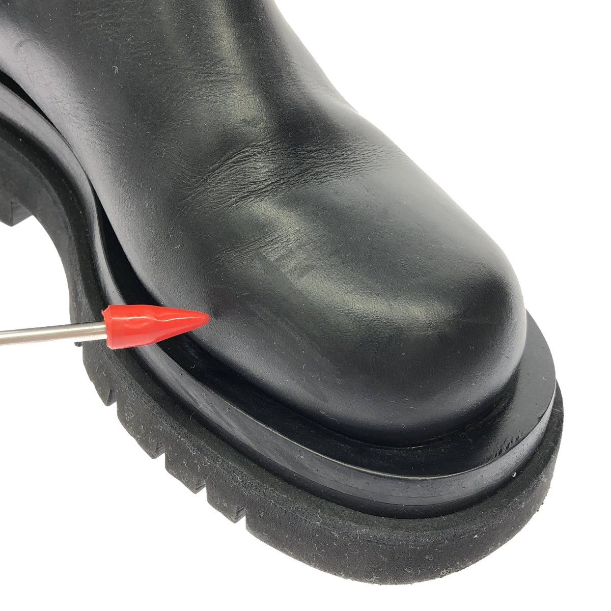 BOTTEGA VENETA / ボッテガヴェネタ | lug boots ラグブーツ | 34 1/2 | ブラック | レディース