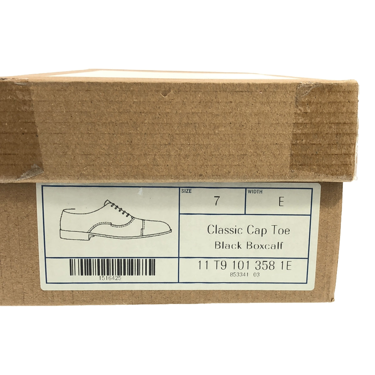 J.M. WESTON / ジェイエムウエストン | 358 Boxcalf Classic Cap Toe ボックスカーフレザー クラシック キャップトゥ ストレートチップ シューズ | 7/E | ブラック | メンズ