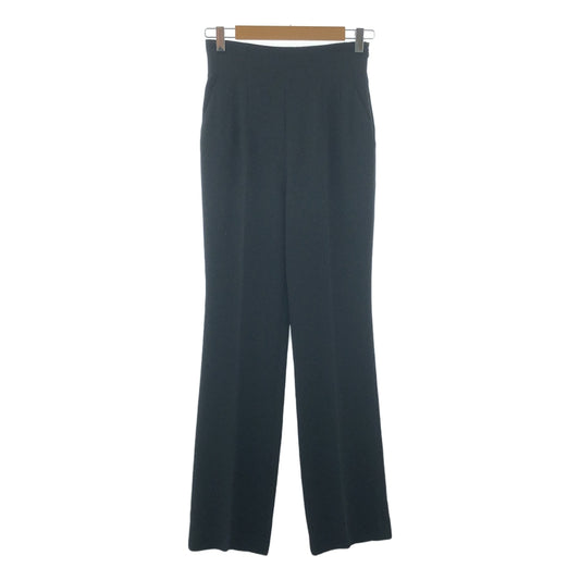 【美品】  Mame Kurogouchi / マメクロゴウチ | 2022SS | High Waisted Center Creased Trousers ハイウエスト センタークリースト パンツ | 1 | ブラック | レディース