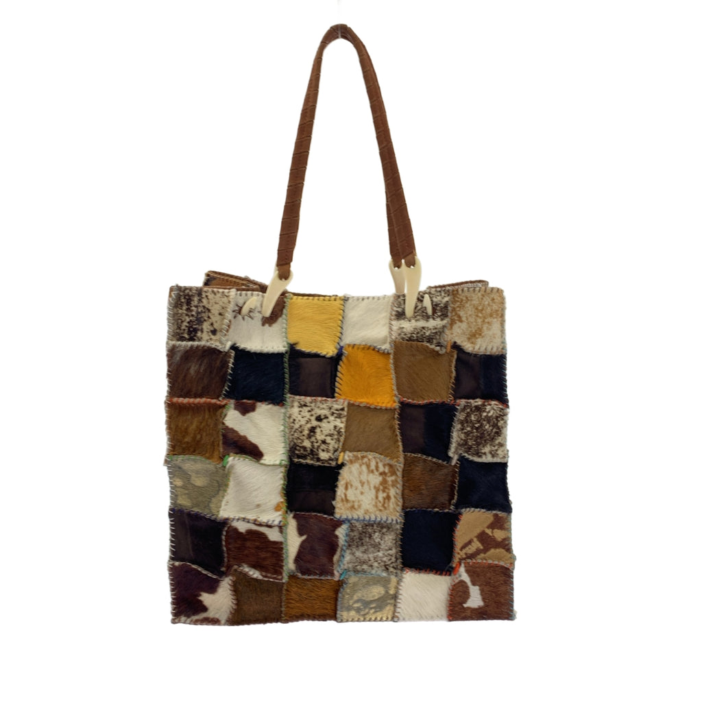 JAMIN PUECH / 자만피에쉬 | 하라코 가죽 패치워크 숄더백 |