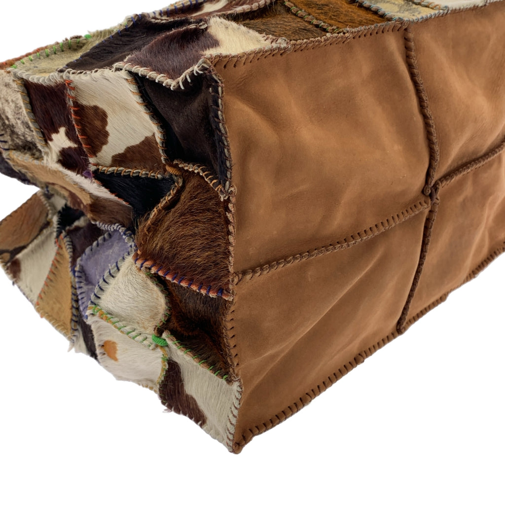 JAMIN PUECH / 자만피에쉬 | 하라코 가죽 패치워크 숄더백 |