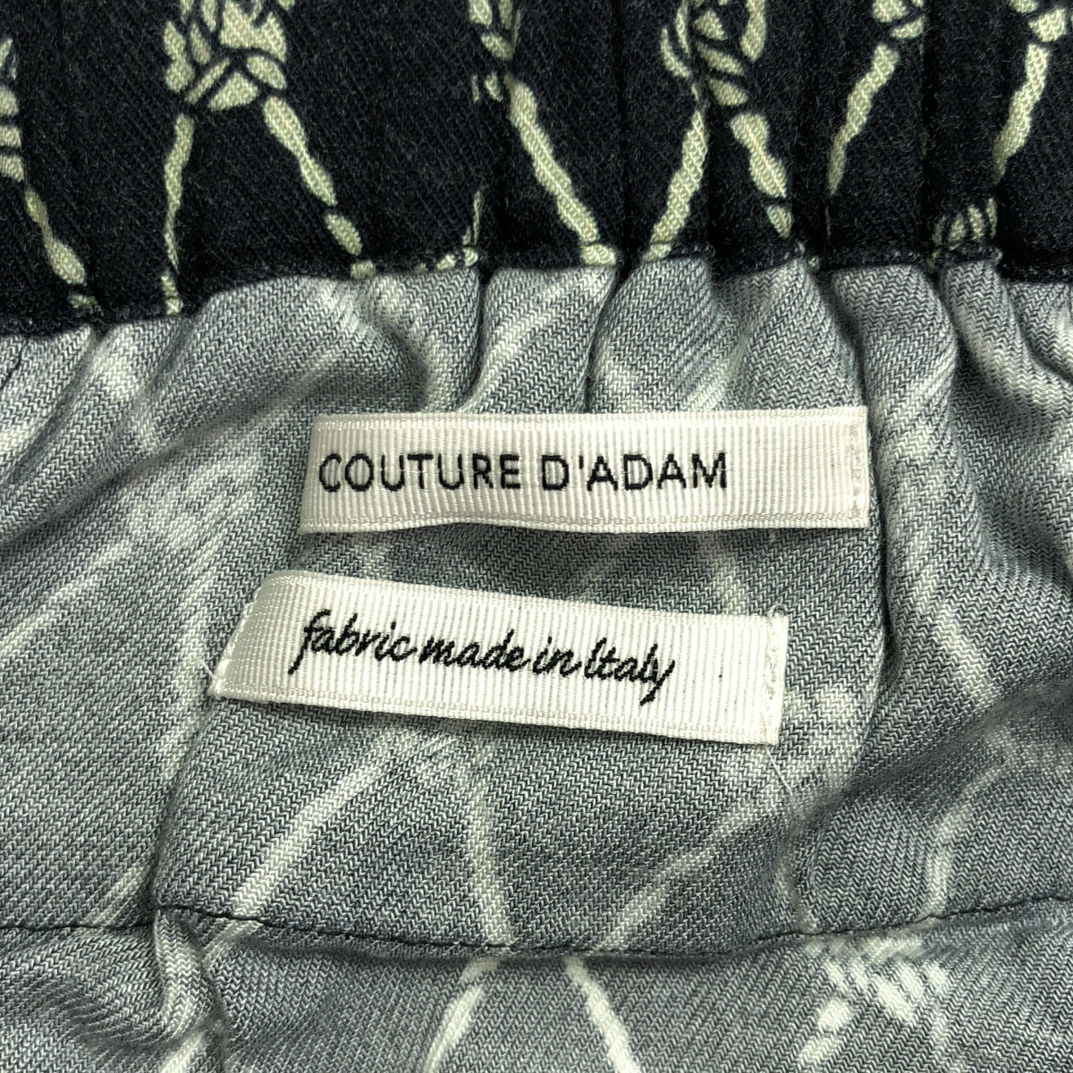 COUTURE D'ADAM | All-over print soft wide pants | 36 | Women's