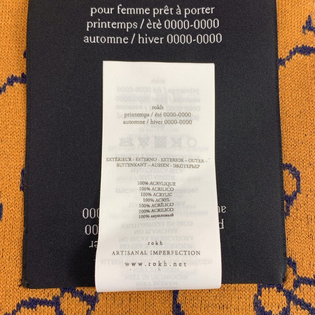 Rokh / 록 | 모노그램 로고 자카드 스톨 |