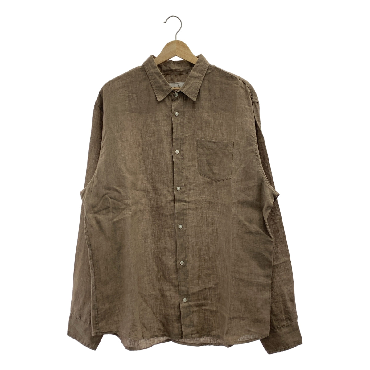 Frank&Eileen / フランクアンドアイリーン | LUKE / ITALIAN LINEN / ルーク イタリアン リネン オーバーシルエット シャツ | XL | メンズ