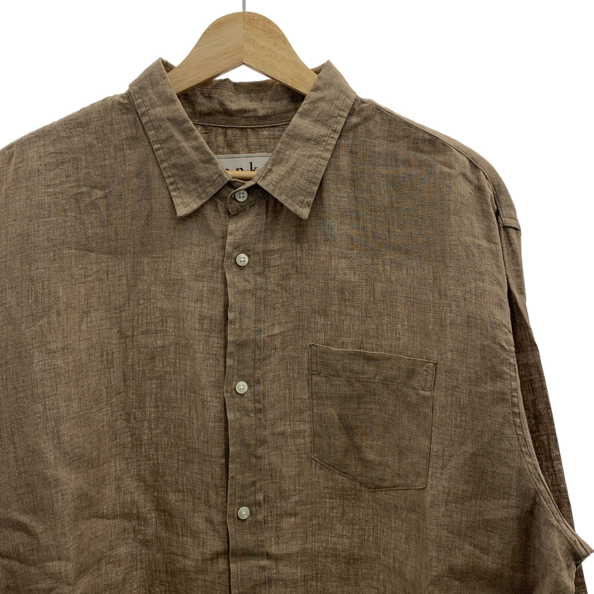 Frank &amp; Eileen / 프랭크 앤 아이린 | LUKE / ITALIAN LINEN / 루크 이탈리아 린넨 오버 실루엣 셔츠 | XL | 남성