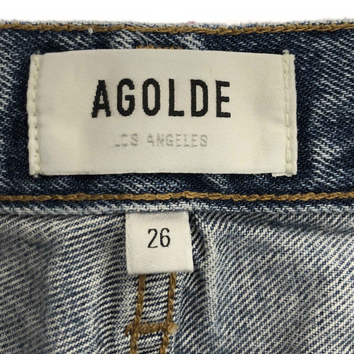 AGOLDE | RELAXED BOOT IN CURIO Distressed Denim Pants | 26 | Women's