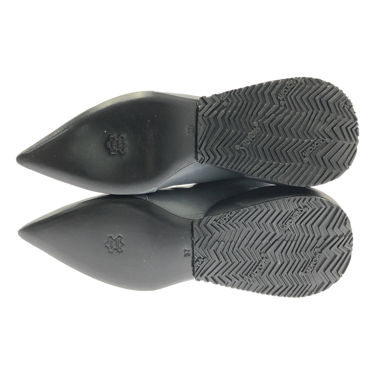 TOGA | 尖頭皮革拉鍊靴 | 尺寸 23.5 |