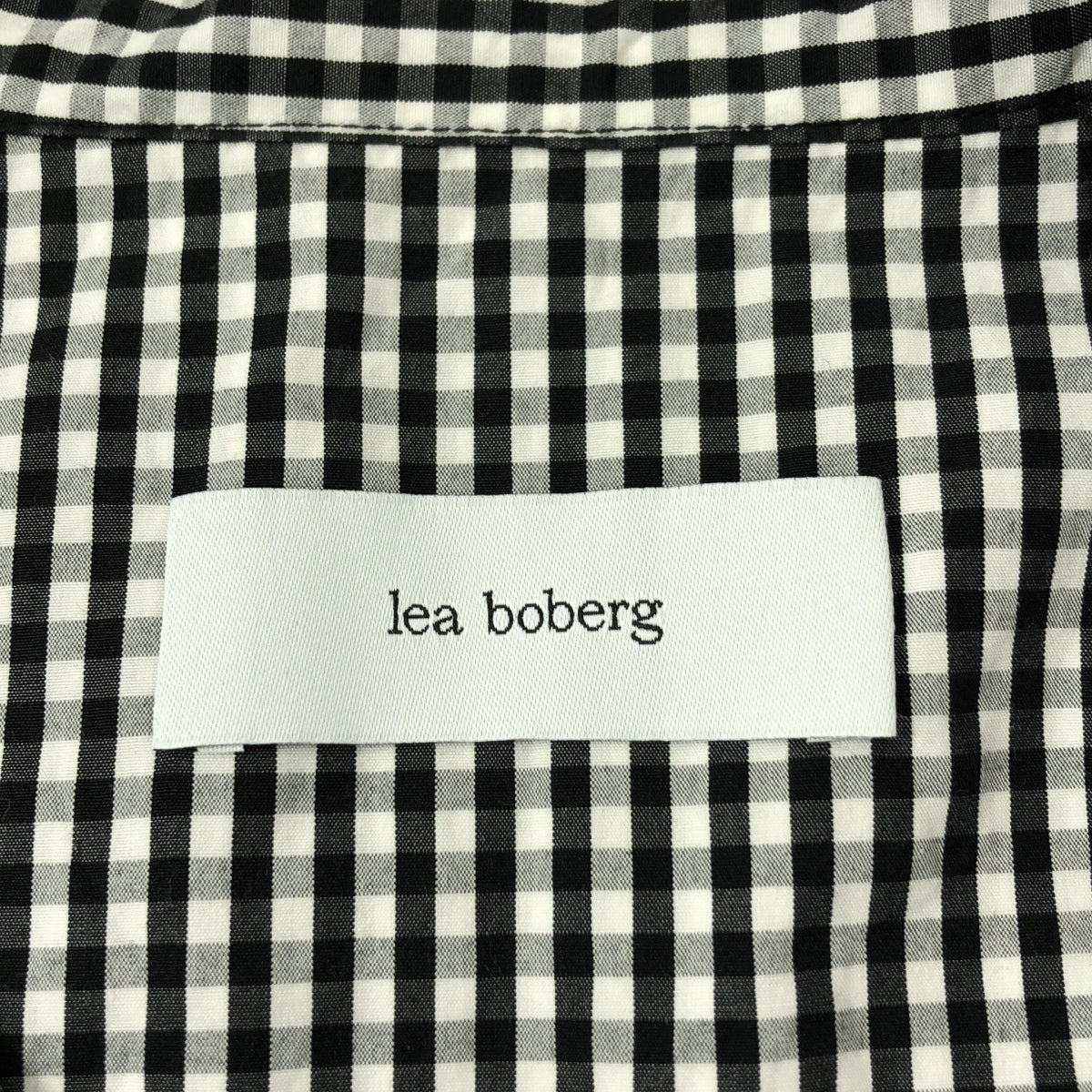 LEA BOBERG / 리어 보버그 | 2025SS | × RIVER Limited Model CL-SHIRT 깅엄 체크 컬러리스 셔츠 | 3 |