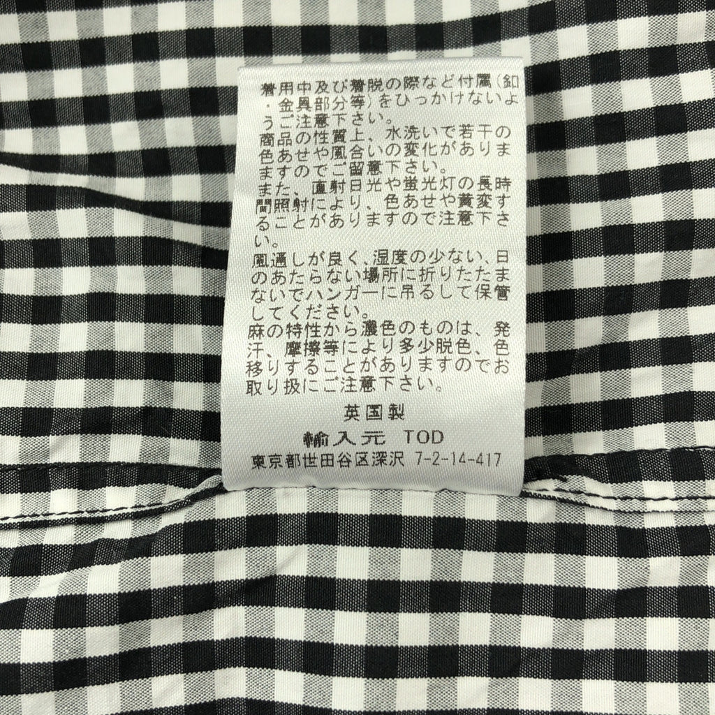 LEA BOBERG / 리어 보버그 | 2025SS | × RIVER Limited Model CL-SHIRT 깅엄 체크 컬러리스 셔츠 | 3 |