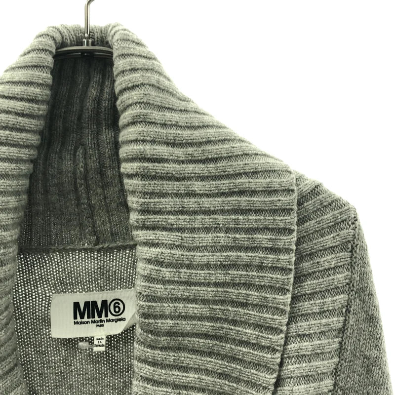 MM6 Maison Martin Margiela / MM6 Maison Martin Margiela | 2014AW | 羊毛喀什米爾混紡披肩領針織衫 | M | 女款