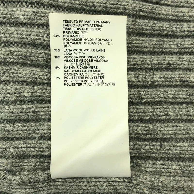 MM6 Maison Martin Margiela / MM6 Maison Martin Margiela | 2014AW | 羊毛喀什米爾混紡披肩領針織衫 | M | 女款