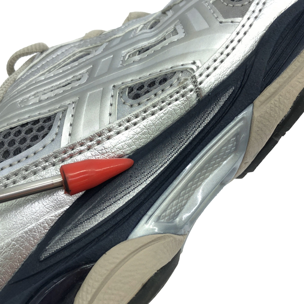 ASICS / 아식스 | GEL-NYC | PURE SILVER / MIDNIGHT / 젤 스니커즈 | 29 | 실버 / 네이비 | 남성