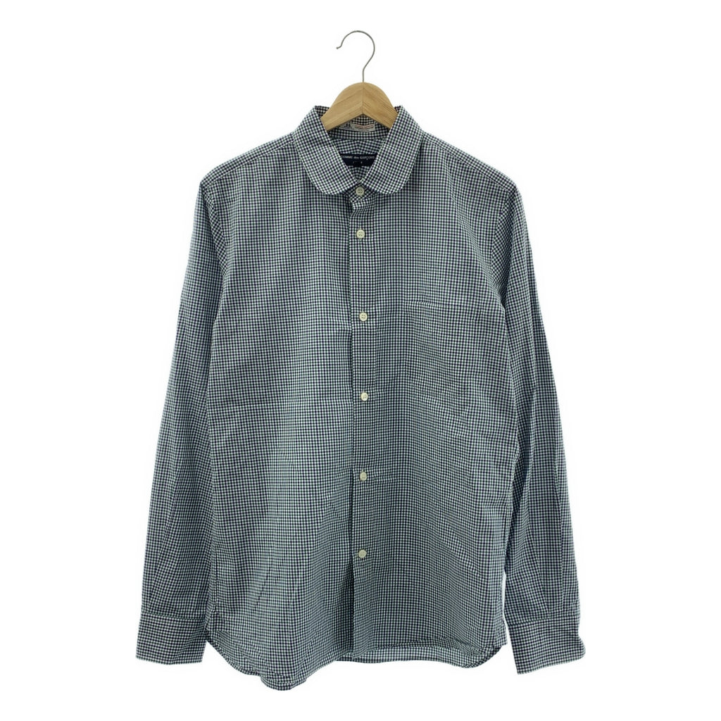 × THOMAS MASON / トーマス メイソン | チェック ロゴボタン シャツ | M | メンズ