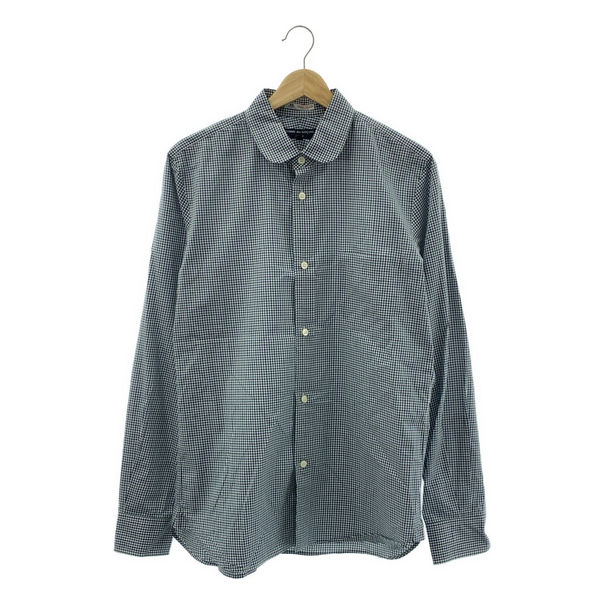 × THOMAS MASON / トーマス メイソン | チェック ロゴボタン シャツ | M | メンズ