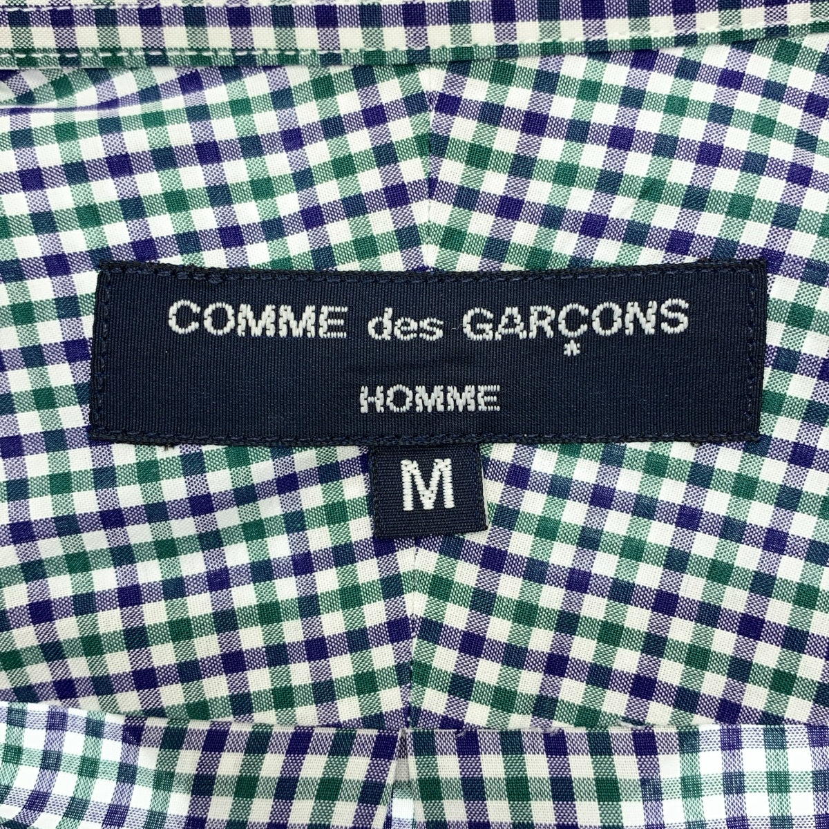× THOMAS MASON / トーマス メイソン | チェック ロゴボタン シャツ | M | メンズ
