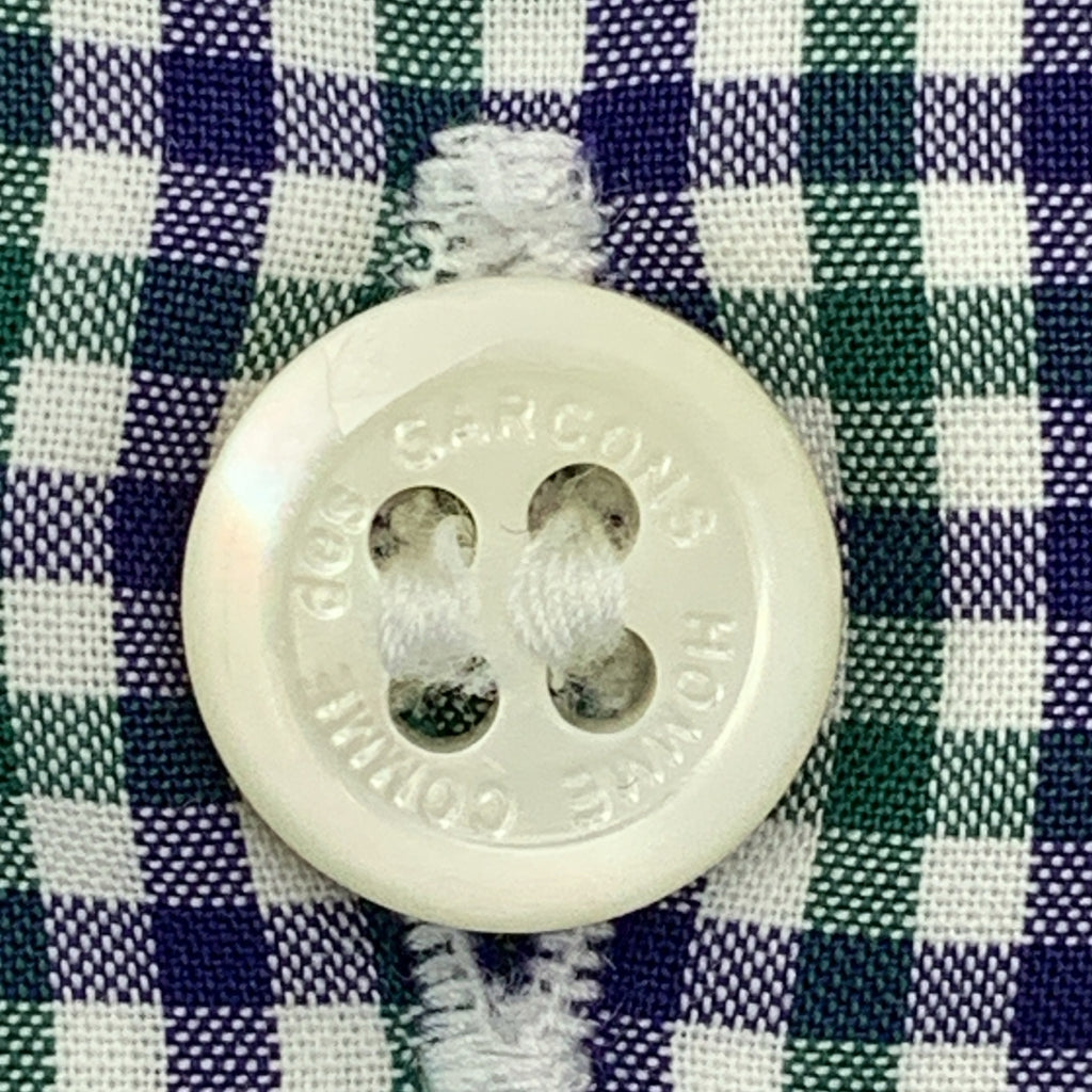 × THOMAS MASON / トーマス メイソン | チェック ロゴボタン シャツ | M | メンズ