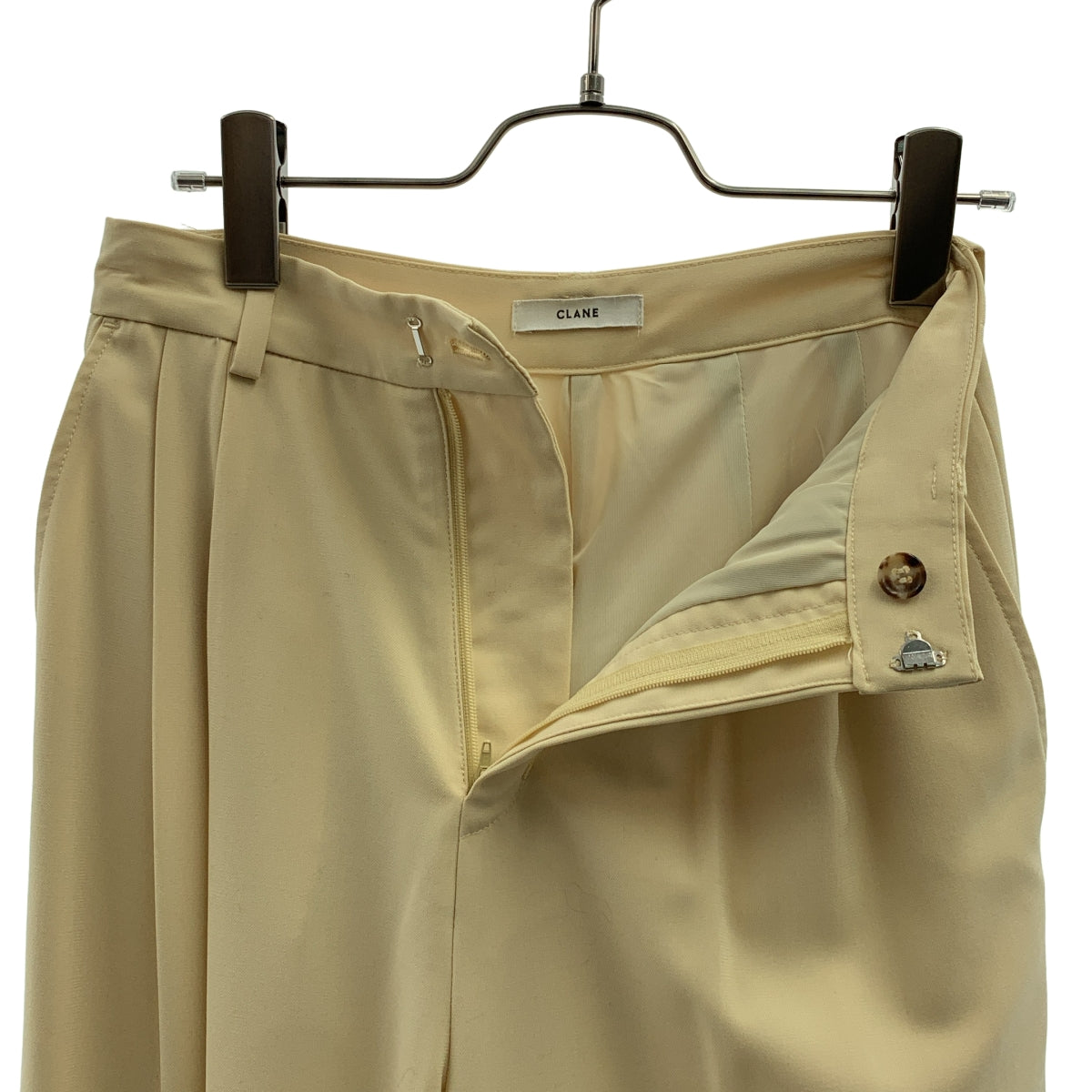 CLANE / クラネ | BASIC TUCK PANTS / ベーシックタックパンツ / 総裏地 | 0 | レディース