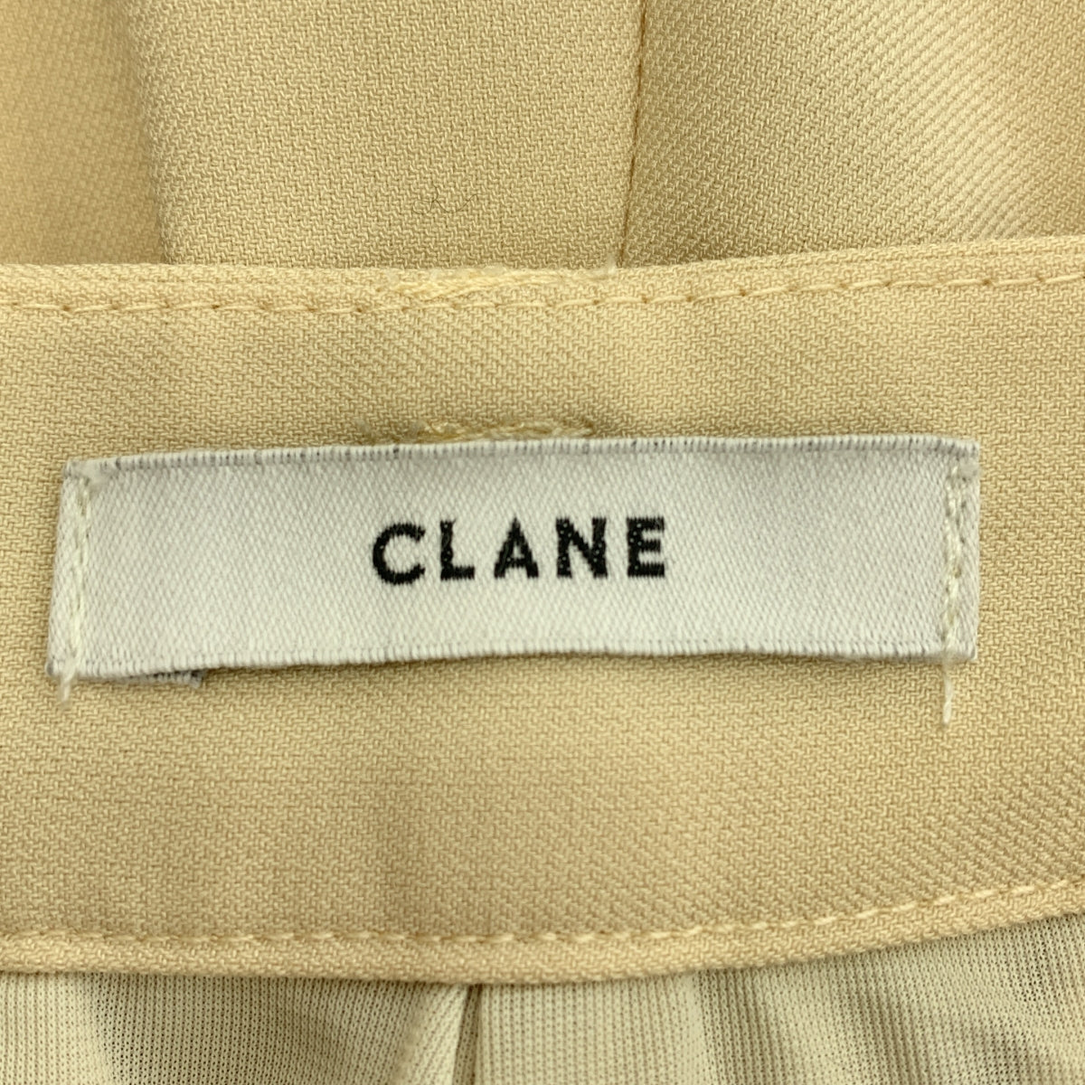 CLANE / クラネ | BASIC TUCK PANTS / ベーシックタックパンツ / 総裏地 | 0 | レディース