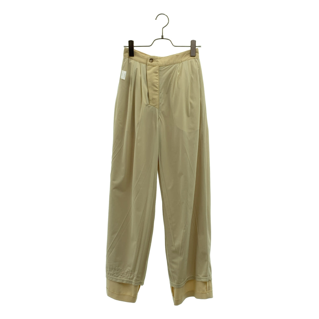 CLANE / クラネ | BASIC TUCK PANTS / ベーシックタックパンツ / 総裏地 | 0 | レディース