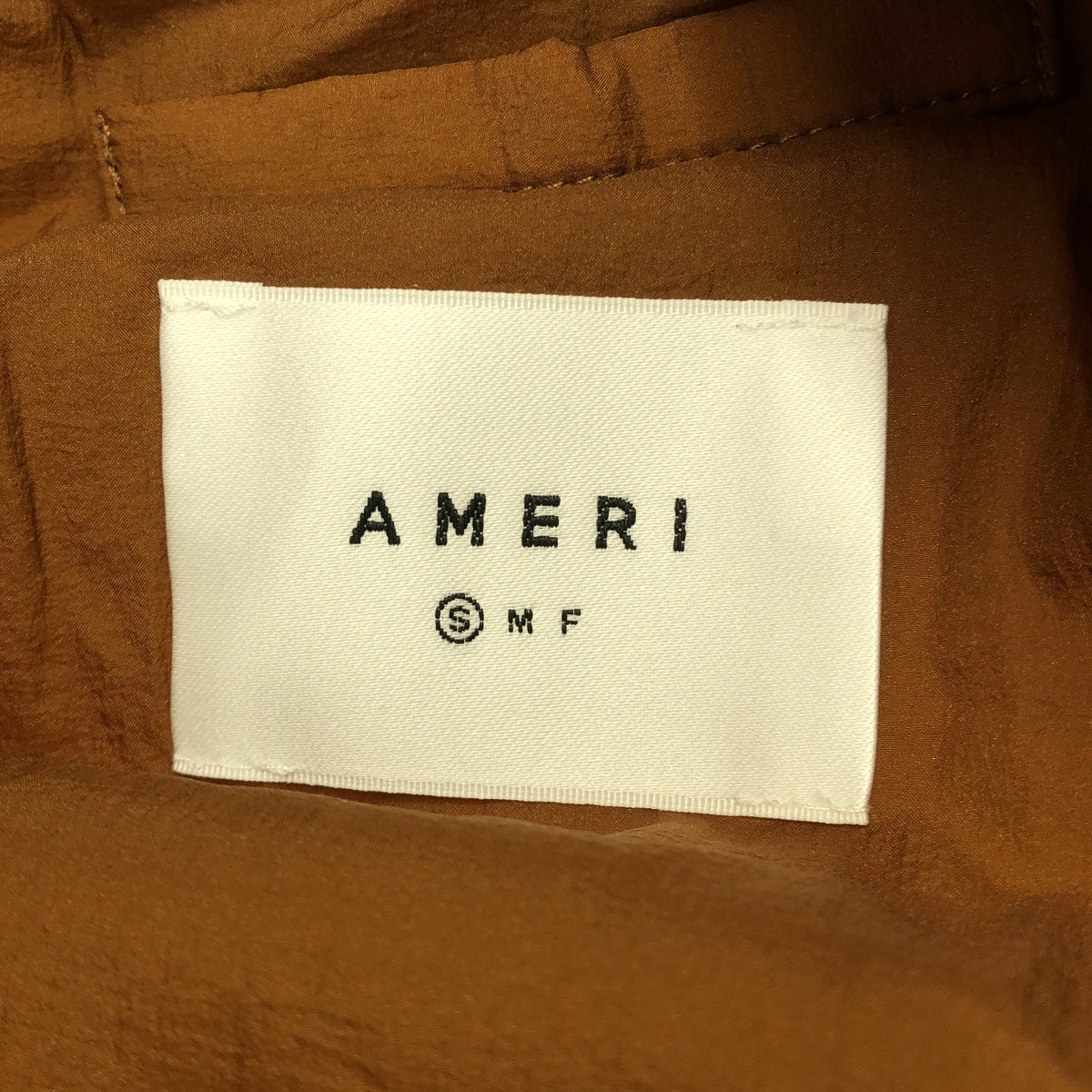 【新品】  AMERI / アメリ | WAVE STITCH HEAT POLAK LONG COAT ポラック ロング コート | S | キャメル | レディース