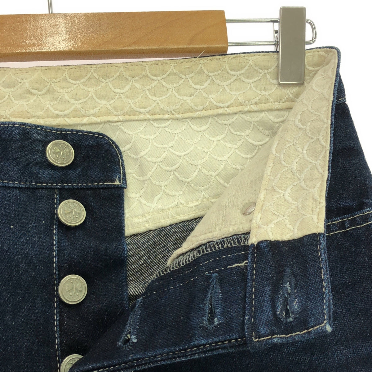 mina perhonen / 미나펠호넨 | always 코튼 테이퍼드 데님 | 38 | 네이비 | 여성