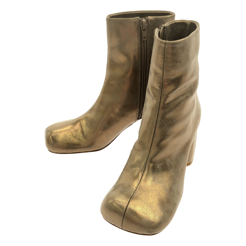 【新品】  TODAYFUL / トゥデイフル | Square Short Boots スクエア ショートブーツ | 36 | ゴールド | レディース