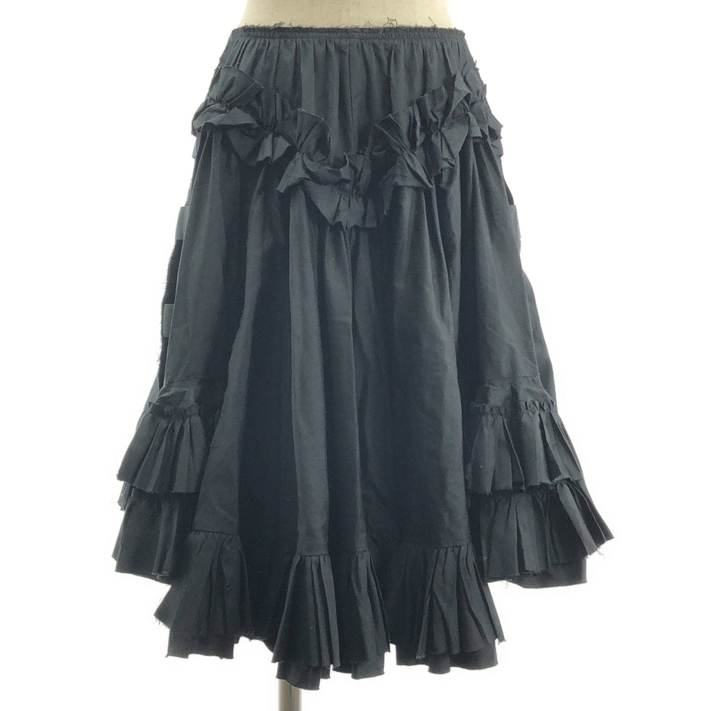 COMME des GARCONS / コムデギャルソン | 2014SS | 格子 ボリューム フレア スカート | XS | レディース