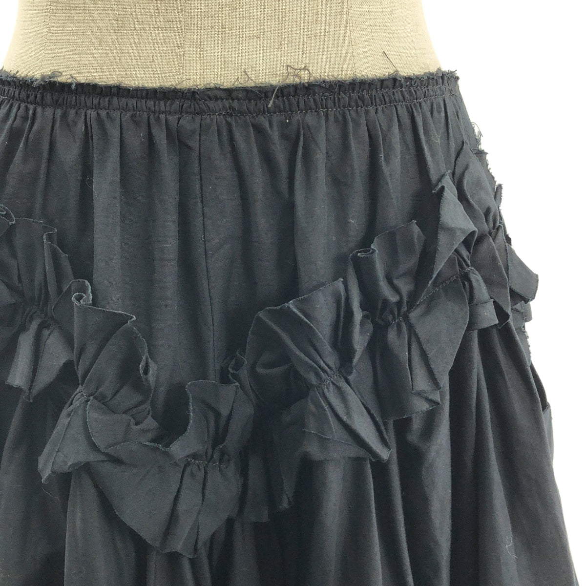 COMME des GARCONS / コムデギャルソン | 2014SS | 格子 ボリューム フレア スカート | XS | レディース