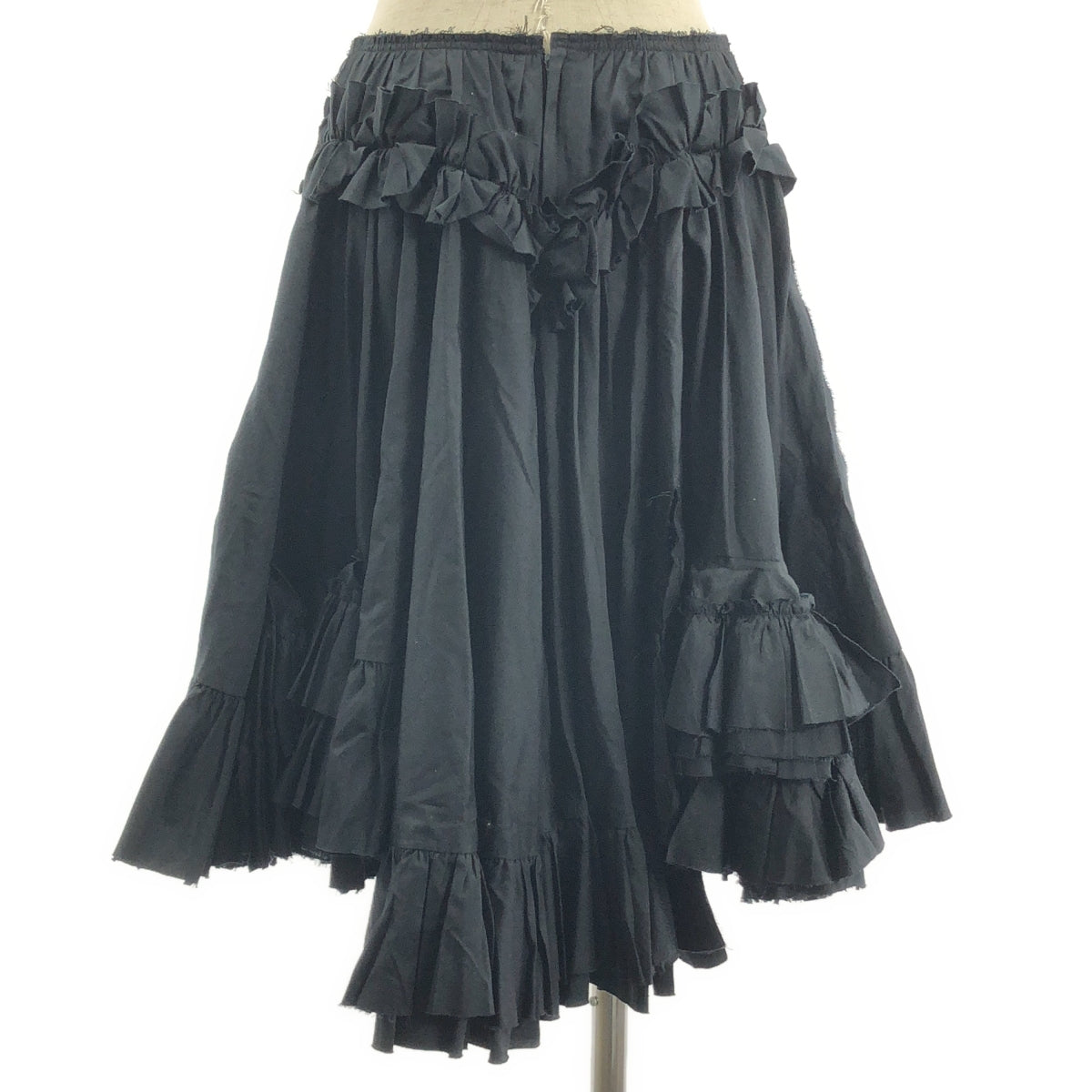 COMME des GARCONS / コムデギャルソン | 2014SS | 格子 ボリューム フレア スカート | XS | レディース