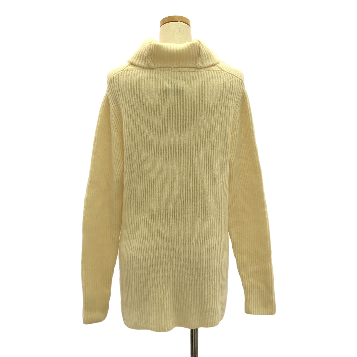 Vince | 羊絨蓬鬆高領針織衫 | S | 象牙白 | 女款