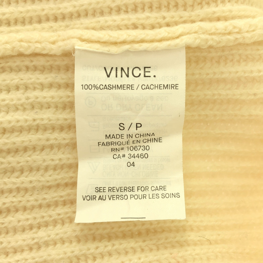 Vince / ヴィンス | カシミヤ ボリューム タートルネック ニット | S | アイボリー | レディース