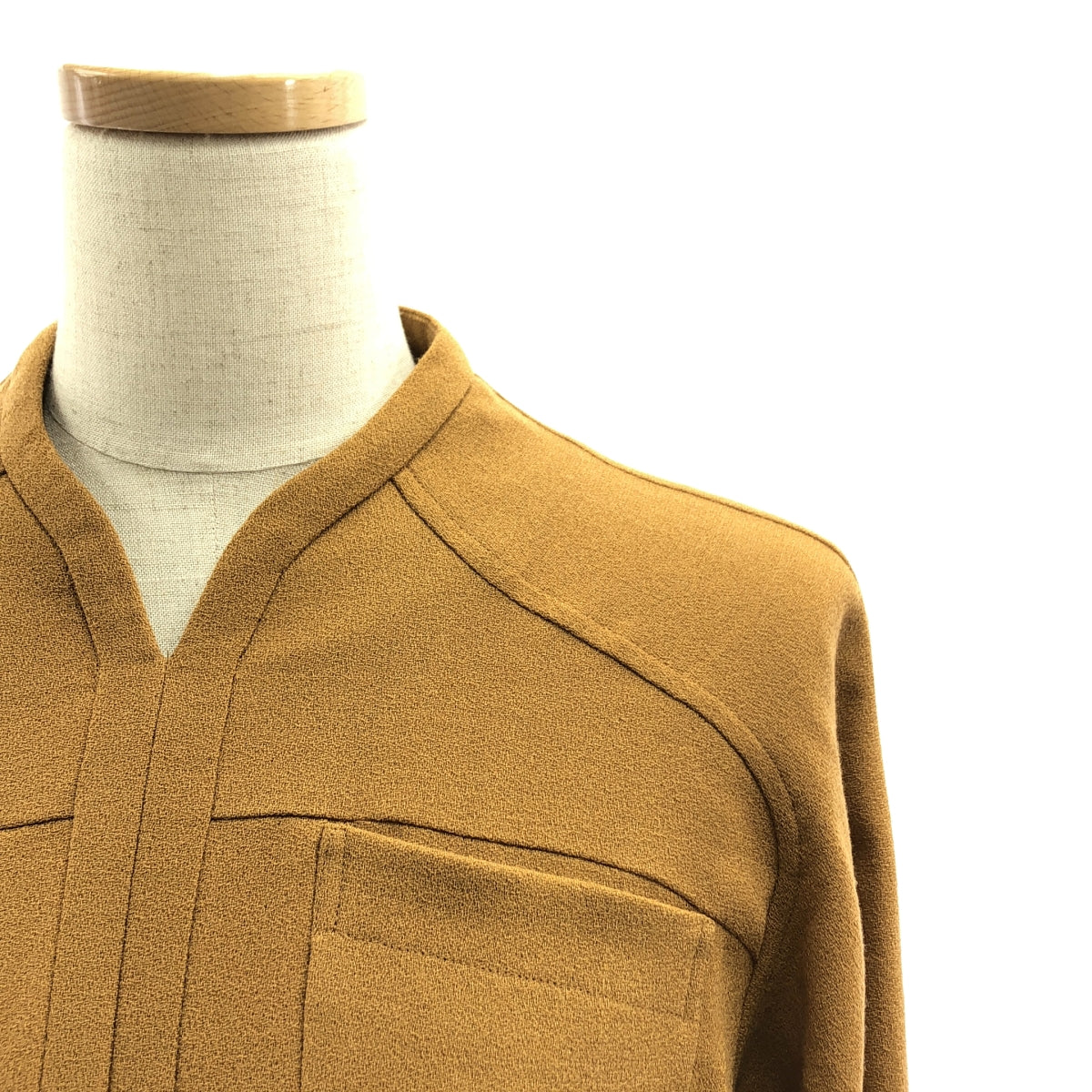 Mame Kurogouchi / マメクロゴウチ | Wool Georgette Flare Dress ウール ジョーゼット ワンピース | 2 |