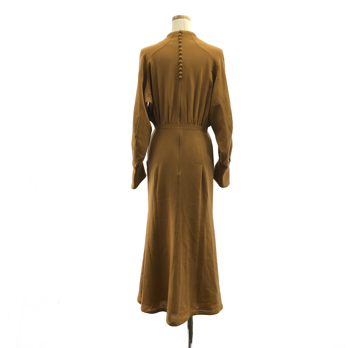 Mame Kurogouchi / 마메쿠로고우치 | Wool Georgette Flare Dress 울 조젯 원피스 | 2 |