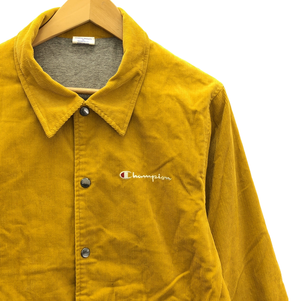 CHAMPION / Champion | Corduroy Coach Jacket | M | Mustard | Men's