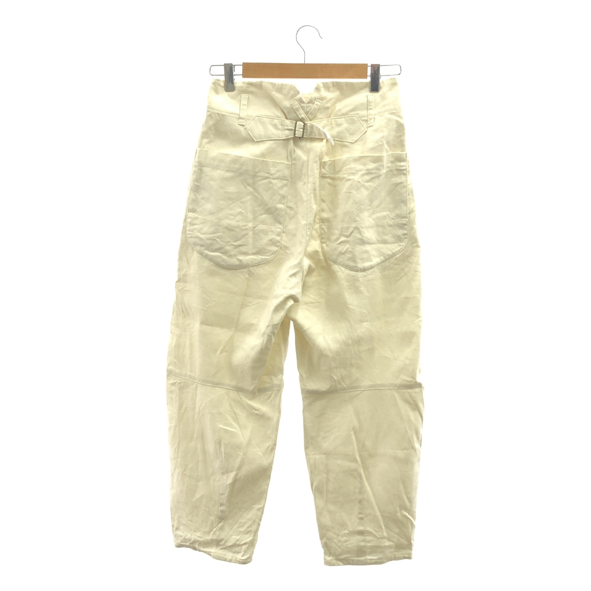 ASEEDONCLOUD / アシードンクラウド | Sakurashi Trousers リネン タック パンツ | XS | ホワイト | レディース