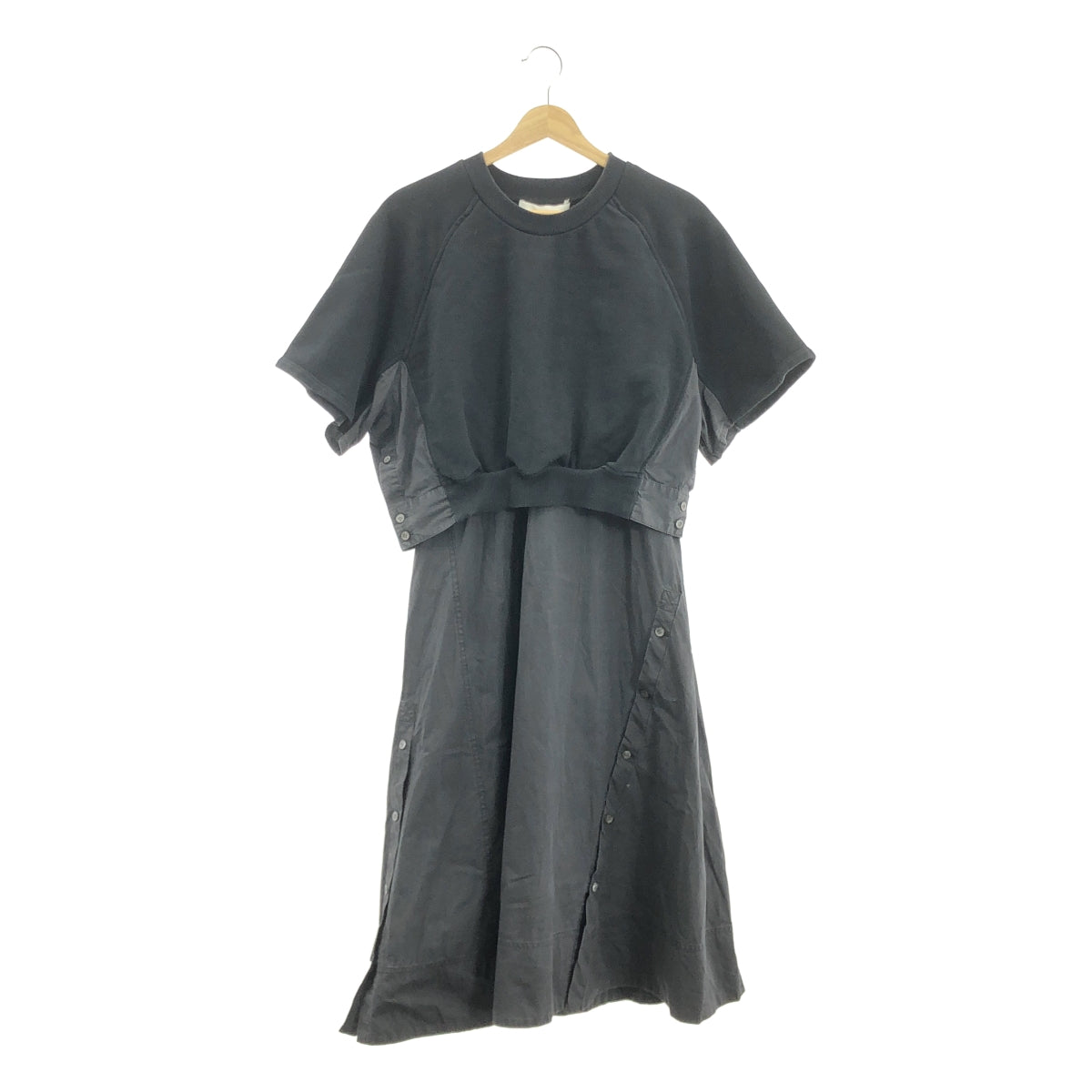 3.1 Phillip Lim | Docking 衛衣洋裝 | S 碼 | 黑色/炭灰色 | 女款