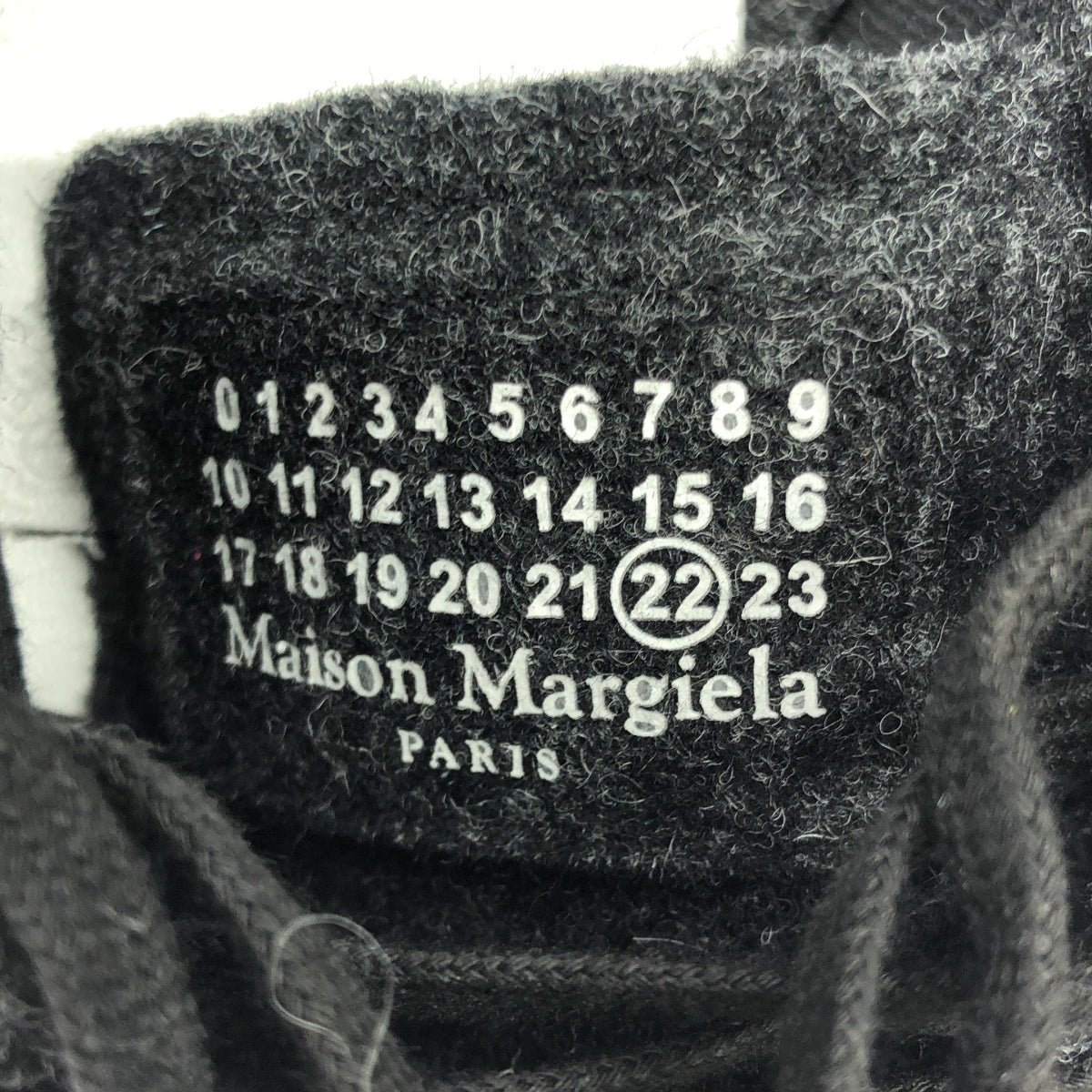[狀況良好] Maison Margiela | EVOLUTION 低筒運動鞋 |羊毛低筒運動鞋 | 43 |深灰色 |男士