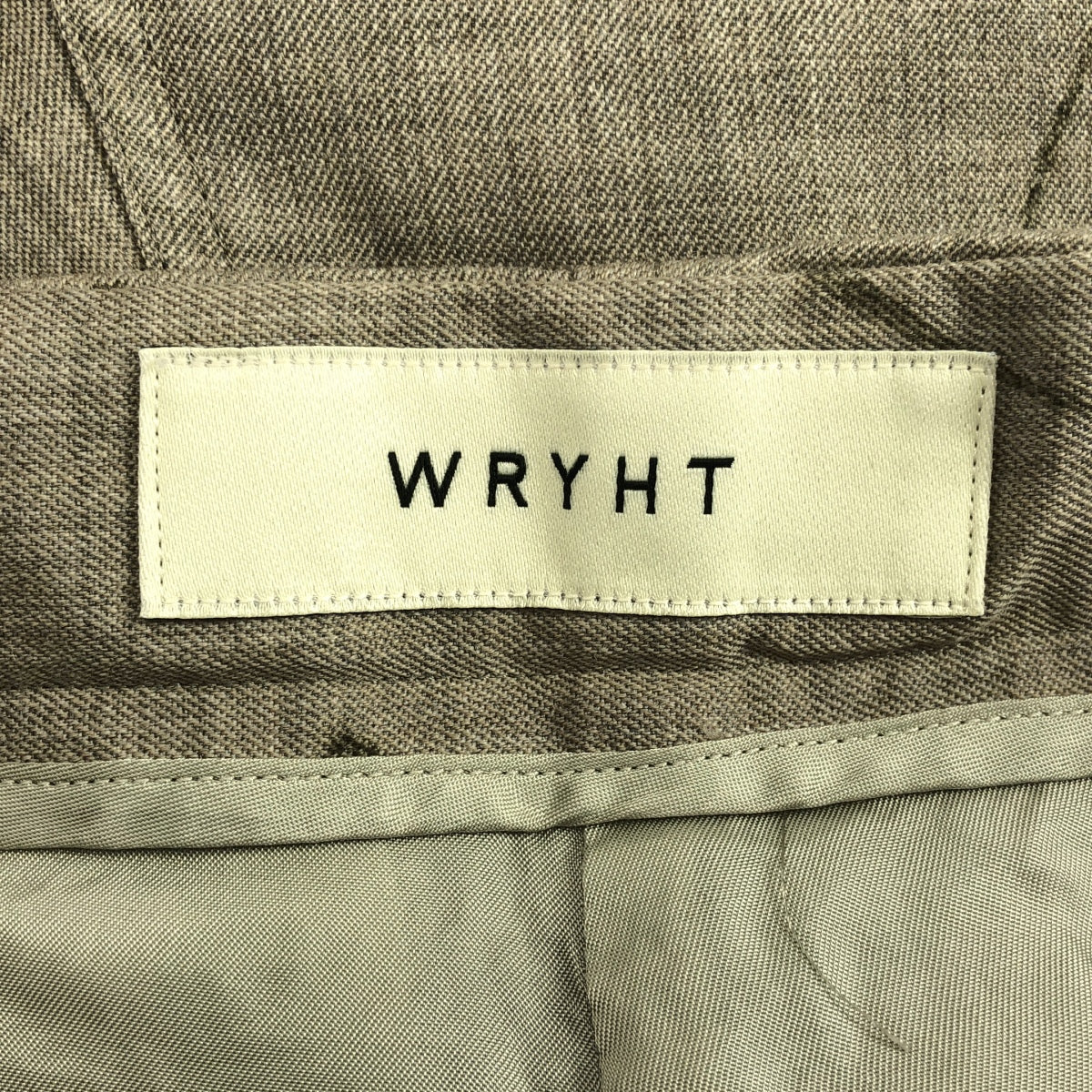 WRYHT / Light | 羊毛細腰長褲 |