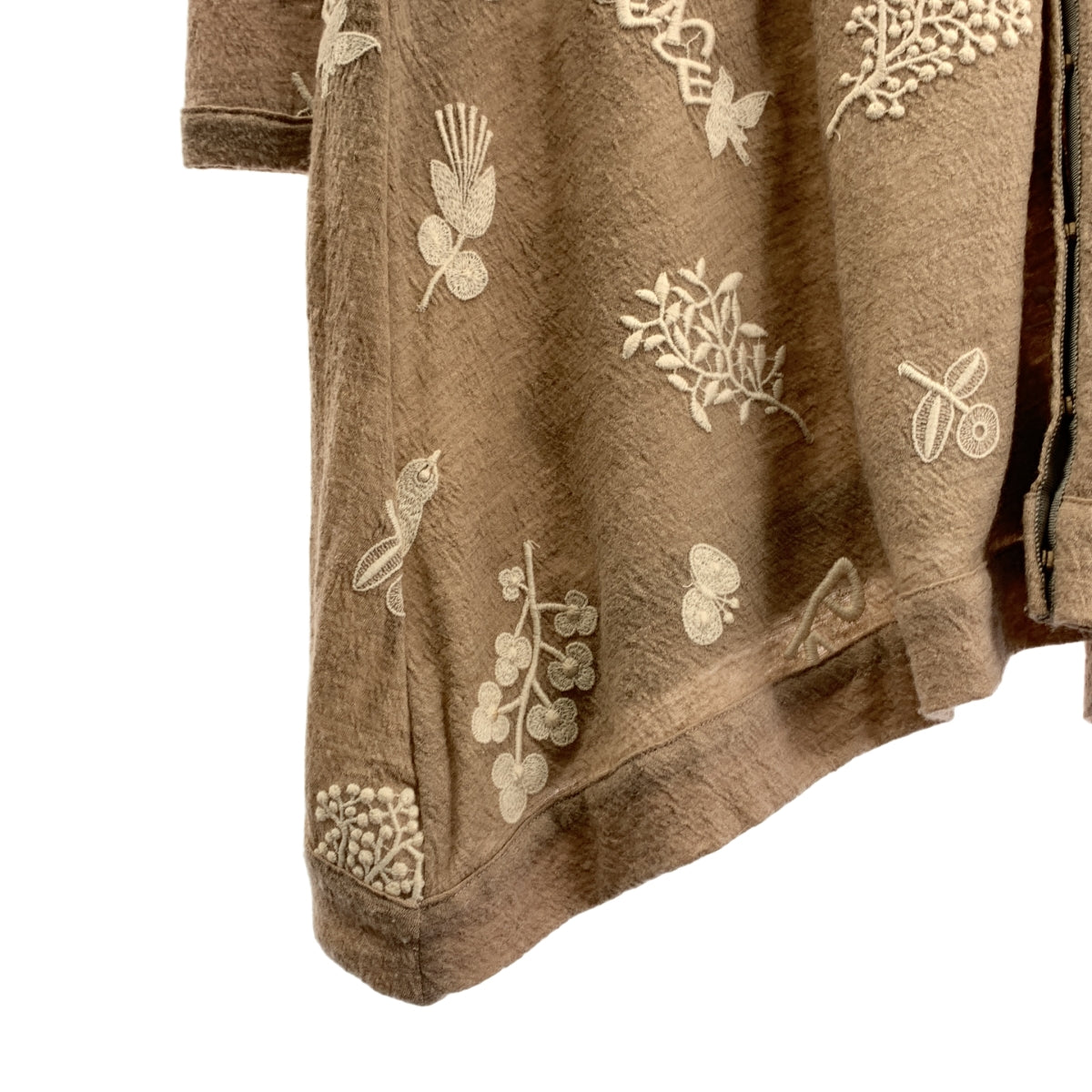 mina perhonen / ミナペルホネン | forest parade ウール エンブロイダリー カーディガン | 38 | レディース